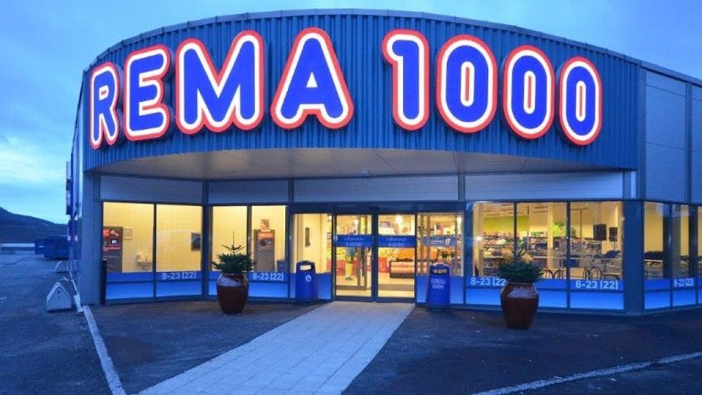 Et bilde av en Rema 1000 butikk