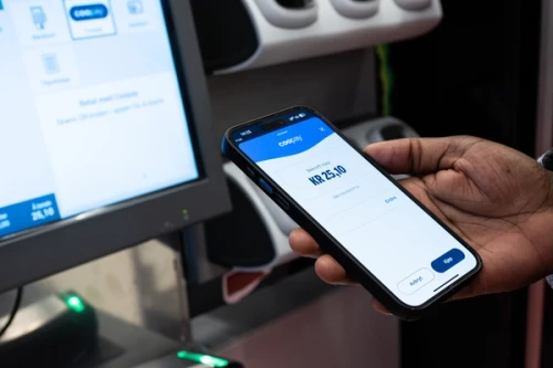 BankAxept i Coopay: Trygg og enkelt betaling for kundene på plass i Coopay. Foto: Coop Norge